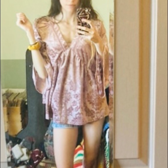 Cocomo Petite Pink Boho Top - Picture 3 of 6